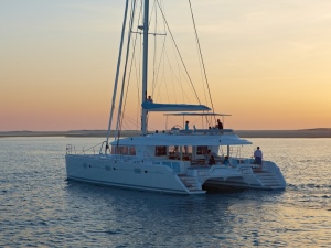 New Lagoon-620 caterman. Photo by Nicolas Claris
