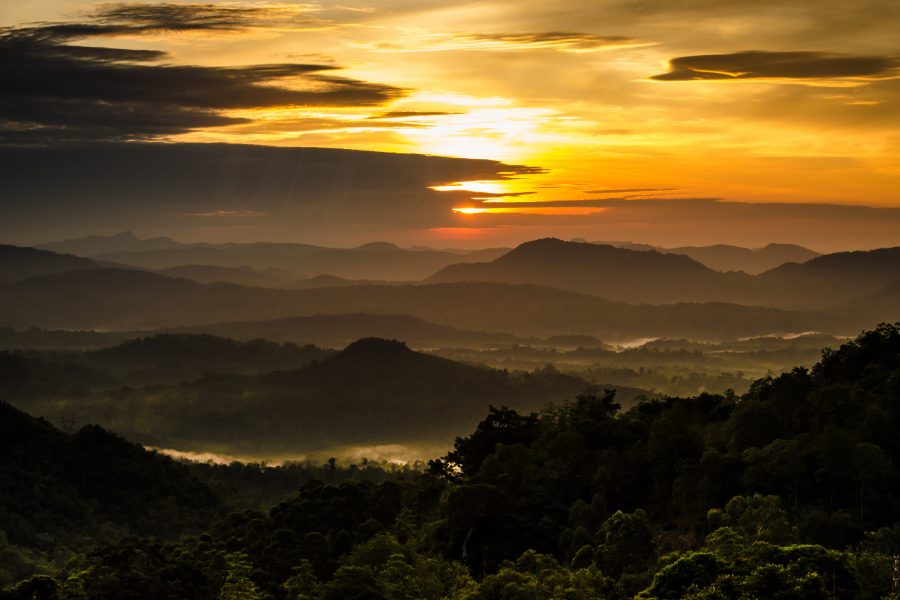 Sunrise at Millabedda, Sri Lanka